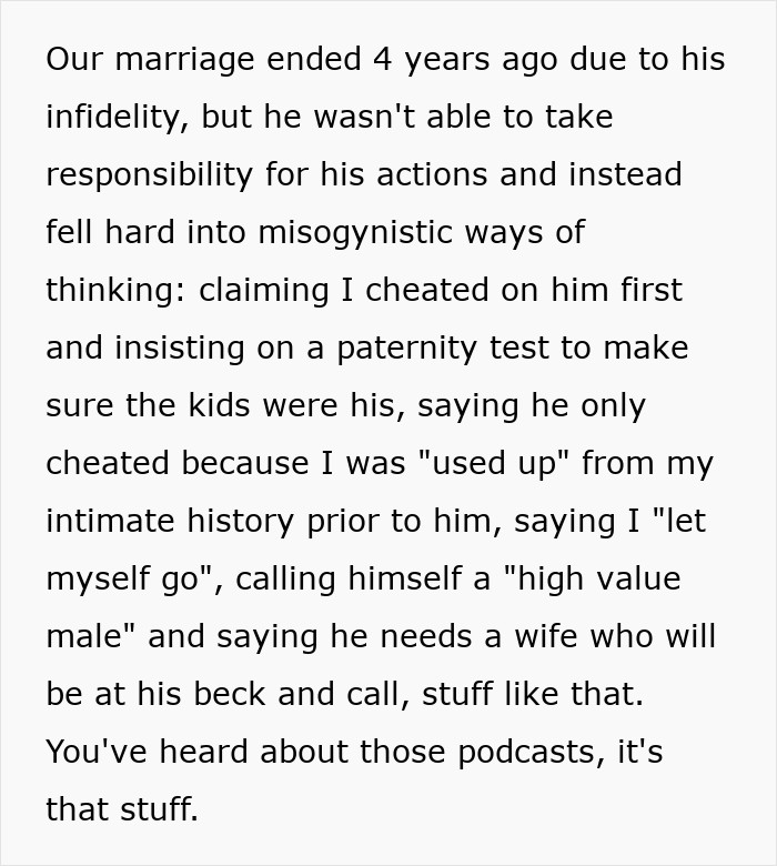 Woman Divorced Ex For Cheating, And Now He Is Using Their Son To Continue The War Against Her