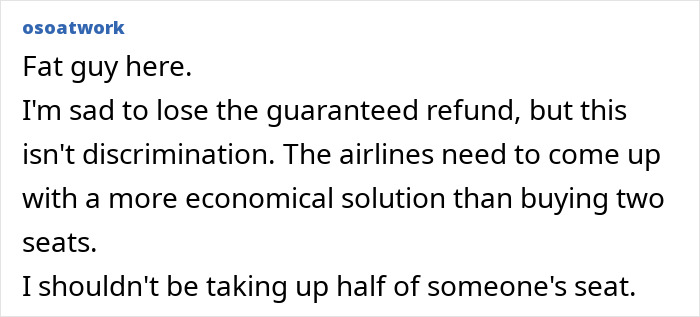 Airline’s New “Customer Of Size” Policy Sparks Backlash