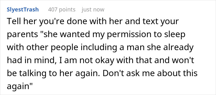 Guy Dumps GF As She Wants To Open Relationship, Astounded As His Own Parents Turn Against Him Guy Dumps GF As She Wants To Open Relationship, Astounded As His Own Parents Turn Against Him