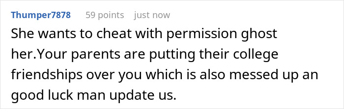 Guy Dumps GF As She Wants To Open Relationship, Astounded As His Own Parents Turn Against Him Guy Dumps GF As She Wants To Open Relationship, Astounded As His Own Parents Turn Against Him