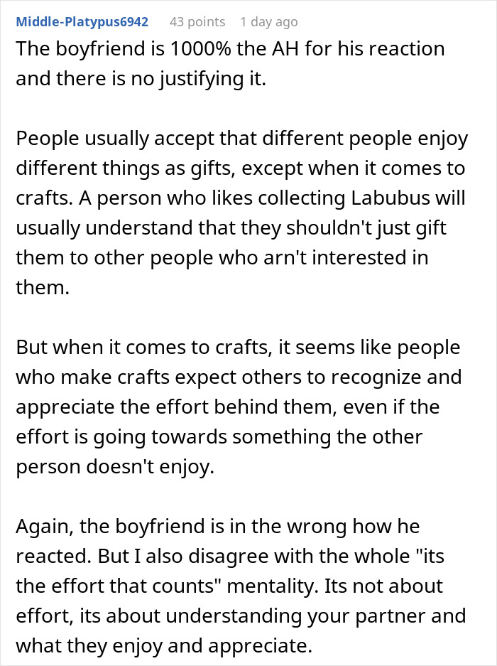 Lady Aghast After “Perfect” BF Displays His Red Flags By Mocking Her Gift In Front Of Their Friends Lady Aghast After “Perfect” BF Displays His Red Flags By Mocking Her Gift In Front Of Their Friends
