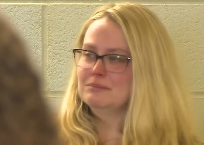Female Police Officer Breaks Down In Court As She’s Accused Of Horrific Crimes Against Teen Boy In Her Custody