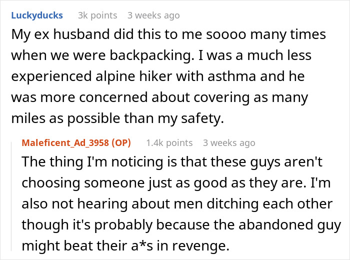 Men Abandon Their Partners During Outdoor Activities So Much, It Now Has A Name