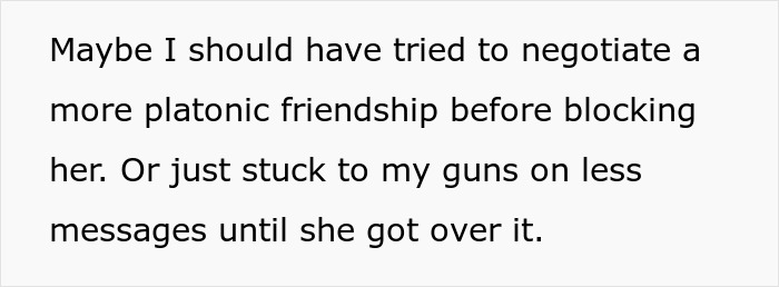 Woman Keeps Trying To Make Friend Of 10 Years Fall In Love With Her, Gets Blocked Instead