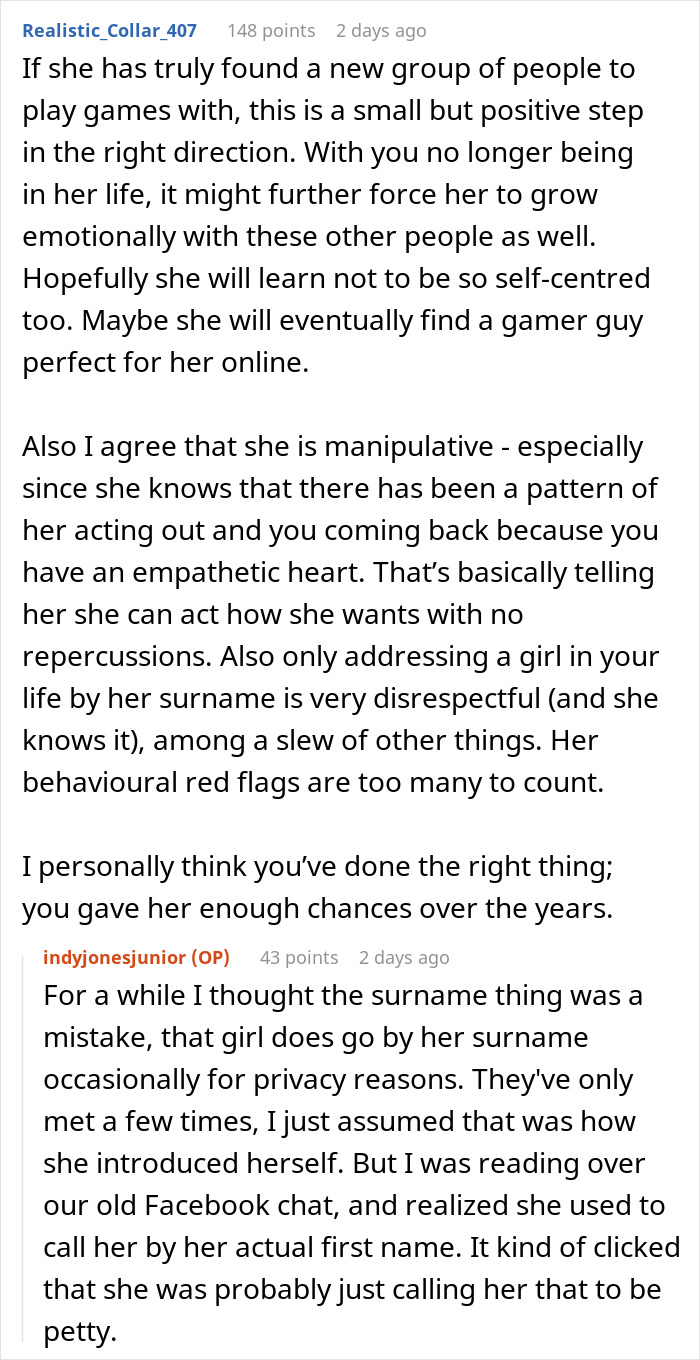 Woman Keeps Trying To Make Friend Of 10 Years Fall In Love With Her, Gets Blocked Instead