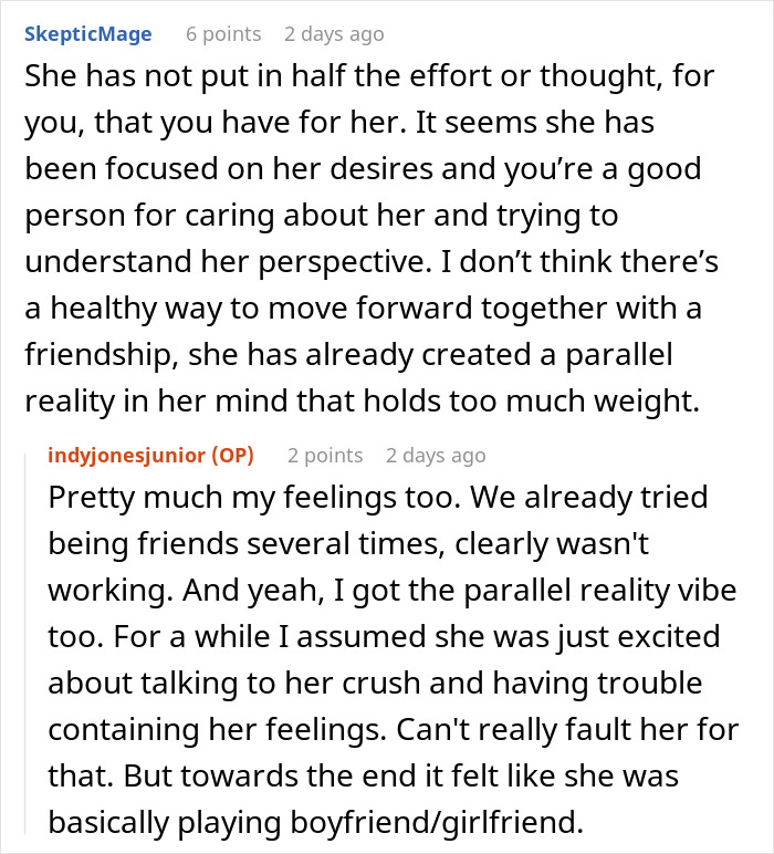 Woman Keeps Trying To Make Friend Of 10 Years Fall In Love With Her, Gets Blocked Instead