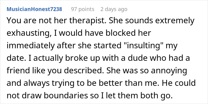 Woman Keeps Trying To Make Friend Of 10 Years Fall In Love With Her, Gets Blocked Instead