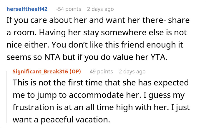 Woman Furious Her Friends Don&rsquo;t Want To Share A Room With Her After She Suddenly Decides To Join The Vacation