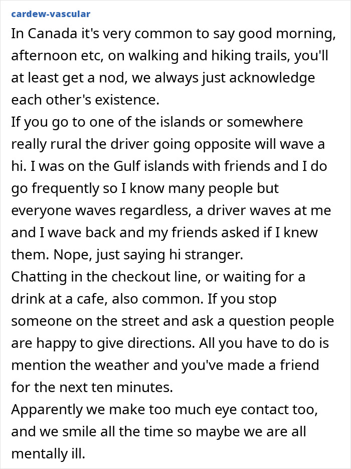 “Maybe We Are All Mentally Ill”: 51 Culture Shocks People Were Totally Unprepared For “Maybe We Are All Mentally Ill”: 51 Culture Shocks People Were Totally Unprepared For