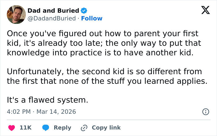 66 Funny And Honest Parents Went To X To Share The Struggles No One Warned Them About (March Edition) 66 Funny And Honest Parents Went To X To Share The Struggles No One Warned Them About (March Edition)