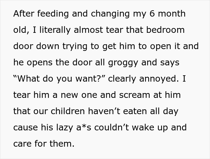 Mom Comes Back From 10-Hour Shift To A Total Mess, Baby Screaming And Son Panicking While Husband Is Asleep