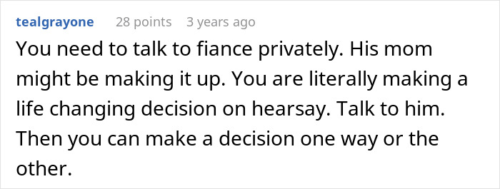 MIL Breaks Down And Tells Woman Her Fianc&eacute;s Secret While He’s In The Hospital: “Worried About His Sins”