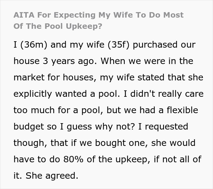 &ldquo;She Wanted A Pool&rdquo;: Husband Refuses To Maintain The Pool After Wife Breaks Her Promise, Drama Ensues