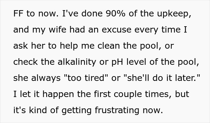 &ldquo;She Wanted A Pool&rdquo;: Husband Refuses To Maintain The Pool After Wife Breaks Her Promise, Drama Ensues