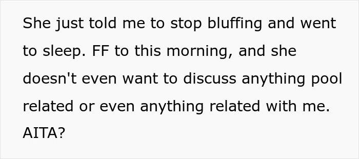 &ldquo;She Wanted A Pool&rdquo;: Husband Refuses To Maintain The Pool After Wife Breaks Her Promise, Drama Ensues