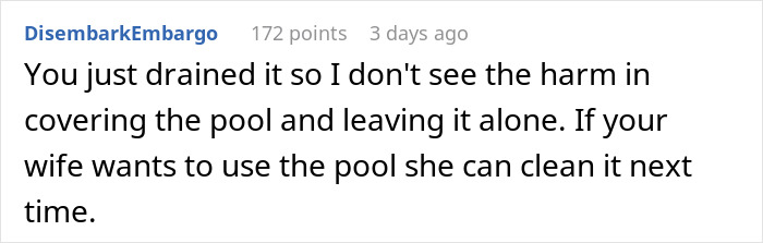 &ldquo;She Wanted A Pool&rdquo;: Husband Refuses To Maintain The Pool After Wife Breaks Her Promise, Drama Ensues