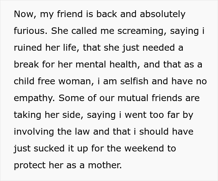 Woman Tricks Friend Into Babysitting Kids And Turns Off Phone, Freaks Out When She Calls The Cops