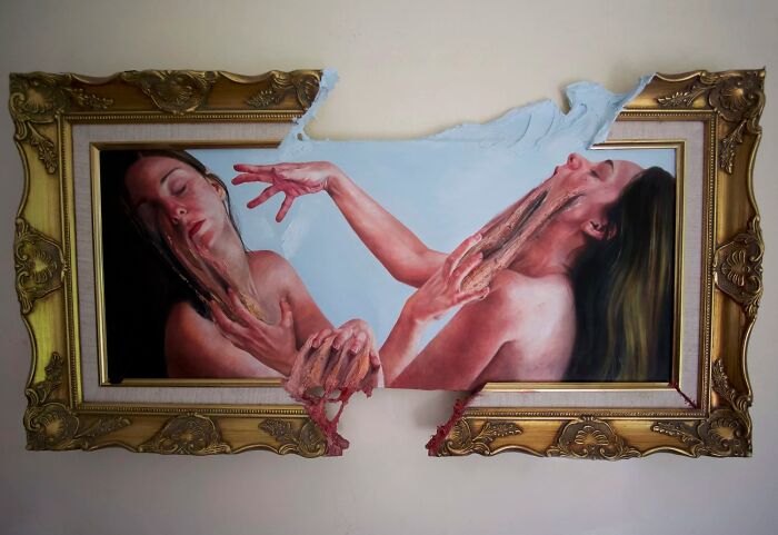 Tanya Gomelskaya’s Unsettling Portraits Blur The Line Between Painting And Sculpture (31 Pics) Tanya Gomelskaya’s Unsettling Portraits Blur The Line Between Painting And Sculpture (31 Pics)