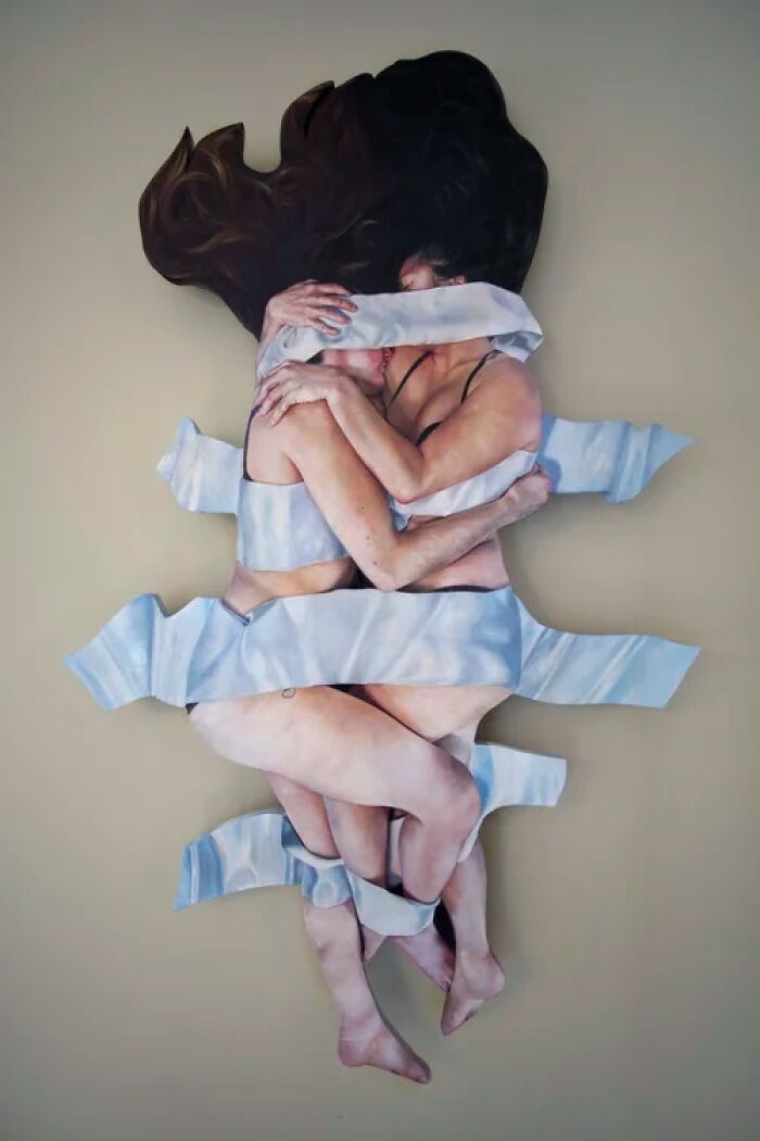 Tanya Gomelskaya’s Unsettling Portraits Blur The Line Between Painting And Sculpture (31 Pics) Tanya Gomelskaya’s Unsettling Portraits Blur The Line Between Painting And Sculpture (31 Pics)