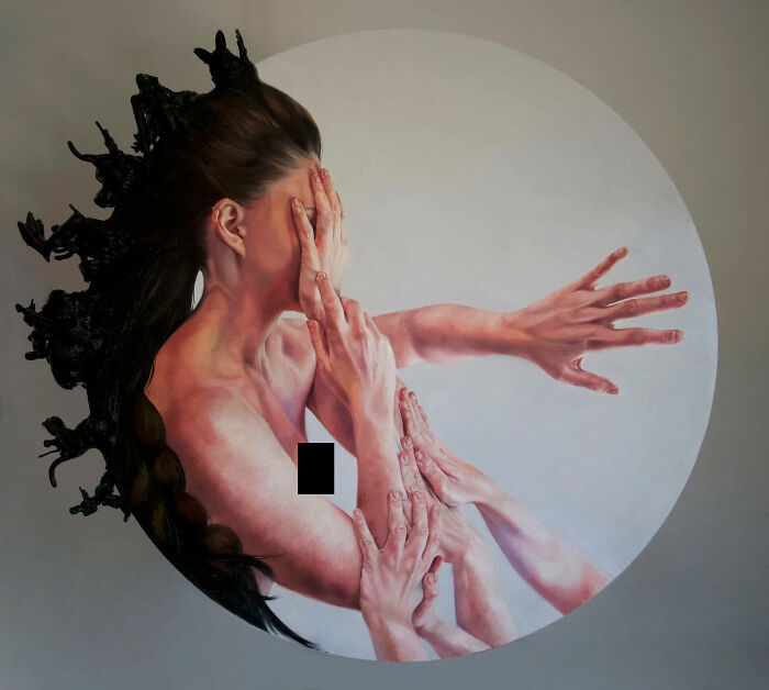 Tanya Gomelskaya’s Unsettling Portraits Blur The Line Between Painting And Sculpture (31 Pics) Tanya Gomelskaya’s Unsettling Portraits Blur The Line Between Painting And Sculpture (31 Pics)