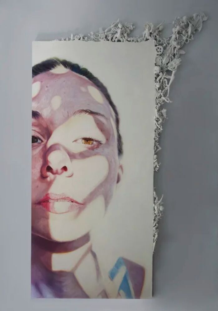 Tanya Gomelskaya’s Unsettling Portraits Blur The Line Between Painting And Sculpture (31 Pics) Tanya Gomelskaya’s Unsettling Portraits Blur The Line Between Painting And Sculpture (31 Pics)