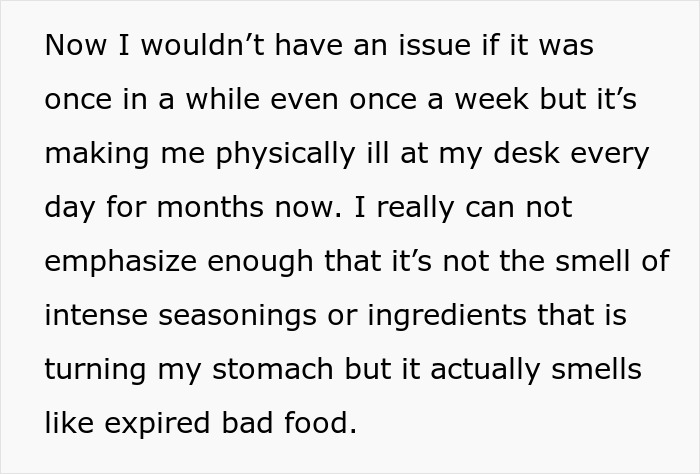 Lady Reports Coworker For Complaining About “Cultural” Food, Says Her &ldquo;Nausea&rdquo; Is &ldquo;Repressed Racism&rdquo;
