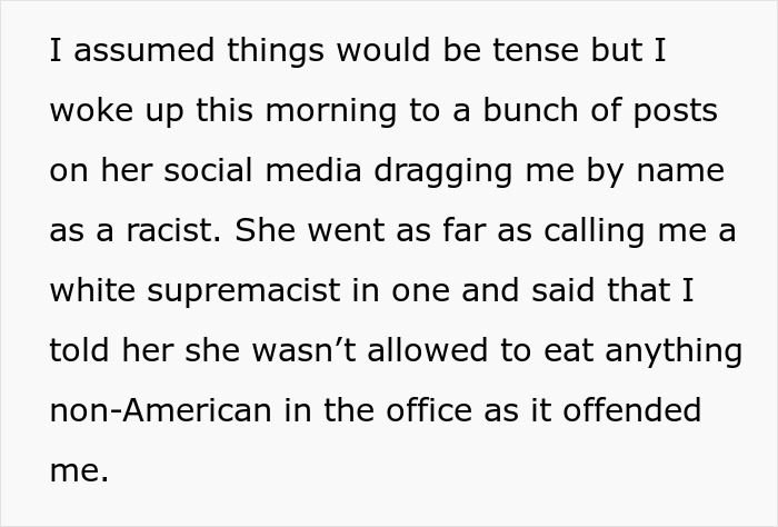 Lady Reports Coworker For Complaining About “Cultural” Food, Says Her &ldquo;Nausea&rdquo; Is &ldquo;Repressed Racism&rdquo;