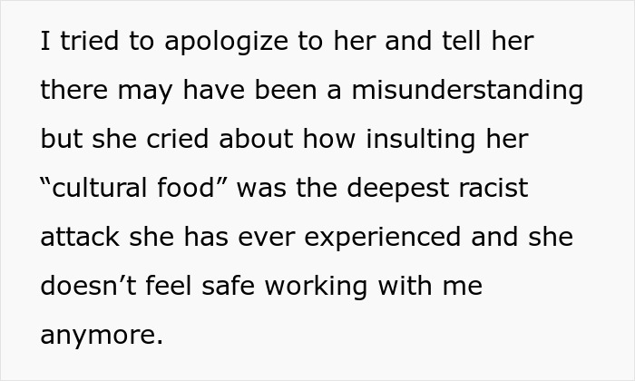 Lady Reports Coworker For Complaining About “Cultural” Food, Says Her &ldquo;Nausea&rdquo; Is &ldquo;Repressed Racism&rdquo;