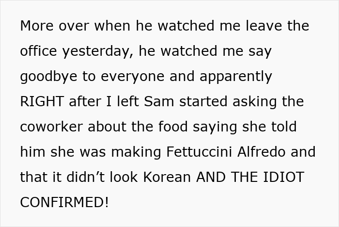 Lady Reports Coworker For Complaining About “Cultural” Food, Says Her &ldquo;Nausea&rdquo; Is &ldquo;Repressed Racism&rdquo;