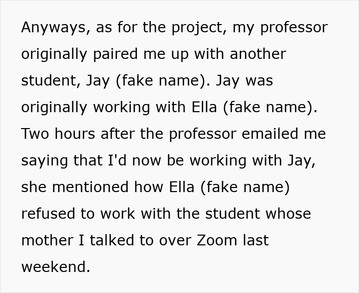 Overbearing Mother Keeps Speaking For Daughter During Partnered Project Work, Classmate At Wits End Overbearing Mother Keeps Speaking For Daughter During Partnered Project Work, Classmate At Wits End