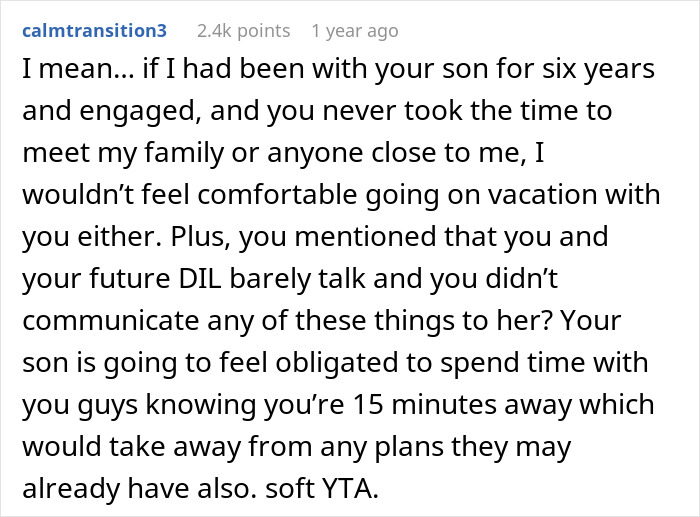 MIL Plans A Spite Trip After Son And DIL Reject Her, Then Acts Surprised By DIL’s Anger