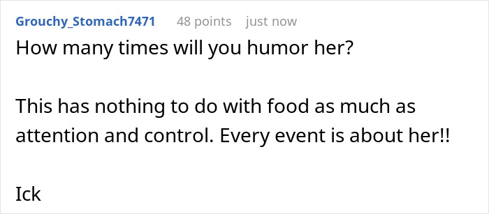 Picky Eater Justifies Her Whims With “Allergy,” Then Gets Caught Secretly Munching “Regular” Food Picky Eater Justifies Her Whims With “Allergy,” Then Gets Caught Secretly Munching “Regular” Food