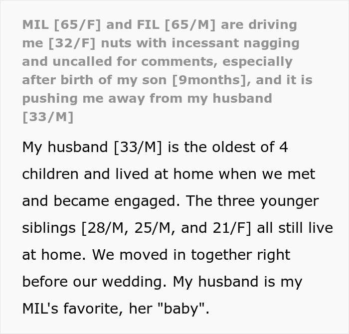 New Mom Spirals Into Anxiety Every Time In-Laws Visit, Netizens Blast Husband For Letting It Happen
