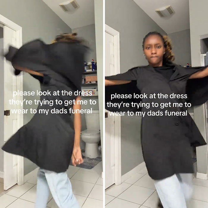 Woman’s Viral Complaint About Funeral Outfit After Dad’s Passing Sparks Surprising Reactions