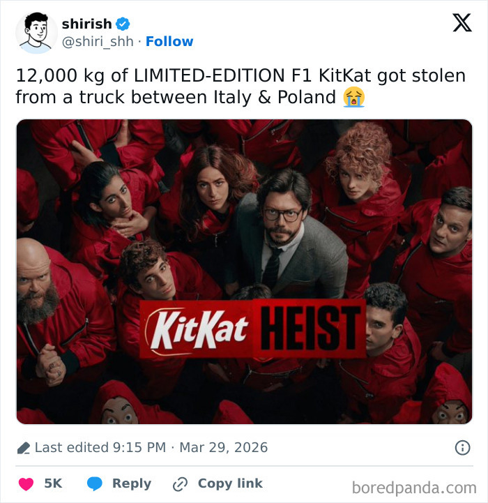 12 Tons Of KitKat Were Stolen, Here Are The Most Hilarious Responses To It 12 Tons Of KitKat Were Stolen, Here Are The Most Hilarious Responses To It