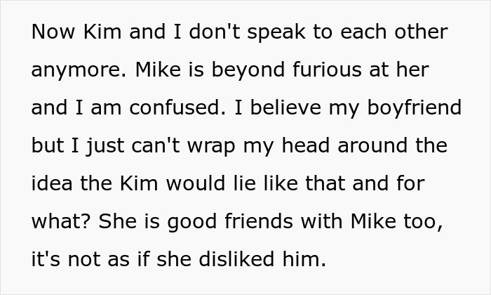 Woman Confused Why Friend Claims She Slept With Her BF When She Didn&rsquo;t