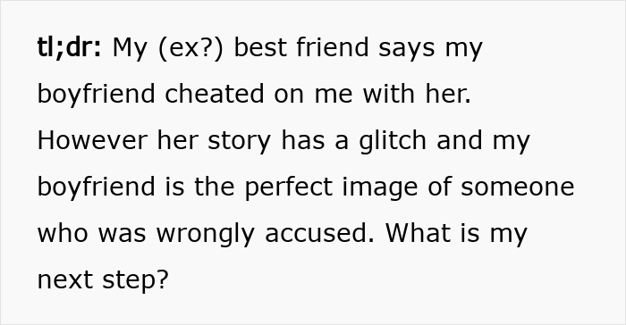 Woman Confused Why Friend Claims She Slept With Her BF When She Didn&rsquo;t