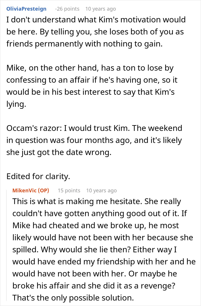 Woman Confused Why Friend Claims She Slept With Her BF When She Didn&rsquo;t