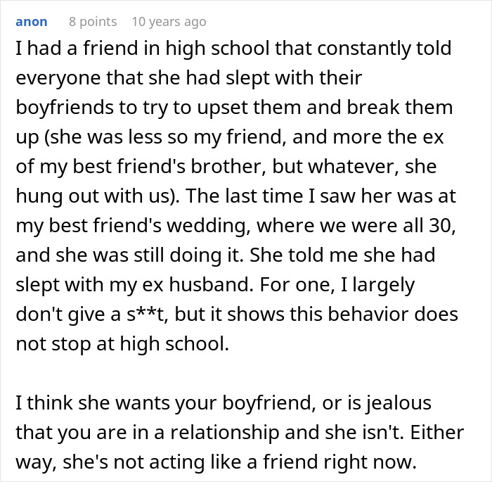 Woman Confused Why Friend Claims She Slept With Her BF When She Didn&rsquo;t