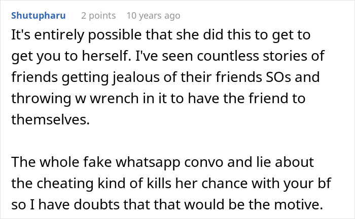 Woman Confused Why Friend Claims She Slept With Her BF When She Didn&rsquo;t