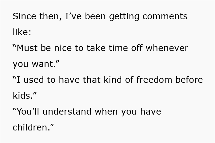 “Must Be Nice”: Coworkers Make Snarky Comments When Childfree Woman Refuses To Sacrifice Her PTO “Must Be Nice”: Coworkers Make Snarky Comments When Childfree Woman Refuses To Sacrifice Her PTO