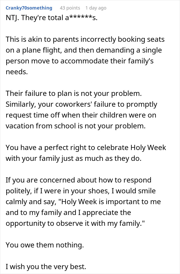 “Must Be Nice”: Coworkers Make Snarky Comments When Childfree Woman Refuses To Sacrifice Her PTO “Must Be Nice”: Coworkers Make Snarky Comments When Childfree Woman Refuses To Sacrifice Her PTO