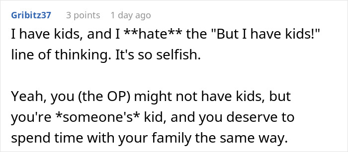 “Must Be Nice”: Coworkers Make Snarky Comments When Childfree Woman Refuses To Sacrifice Her PTO “Must Be Nice”: Coworkers Make Snarky Comments When Childfree Woman Refuses To Sacrifice Her PTO
