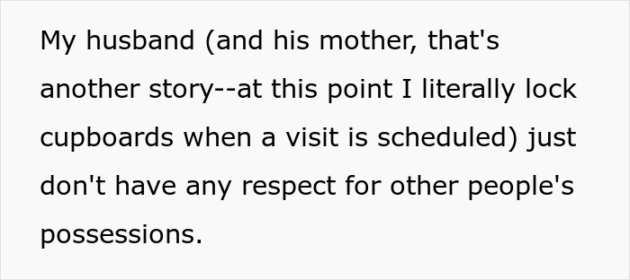 Woman At Her Wits&rsquo; End As Hubby Keeps Rearranging And Hiding Her Stuff, Literally Has To Lock It Up