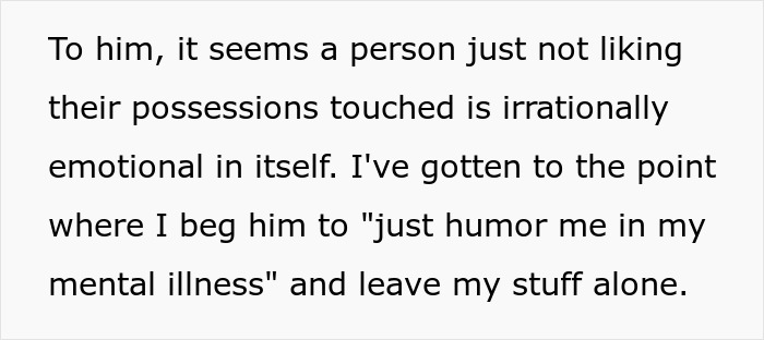 Woman At Her Wits&rsquo; End As Hubby Keeps Rearranging And Hiding Her Stuff, Literally Has To Lock It Up