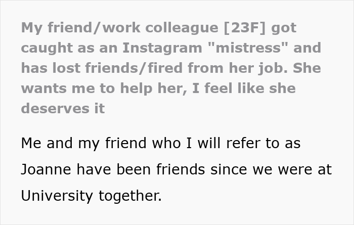 Woman Torn Between Loyalty And Career After Friend Gets Fired Over Controversial Online Work