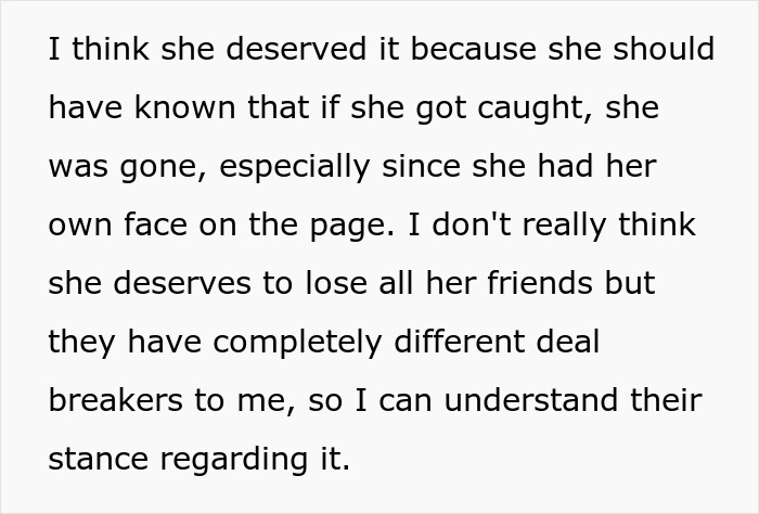 Woman Torn Between Loyalty And Career After Friend Gets Fired Over Controversial Online Work