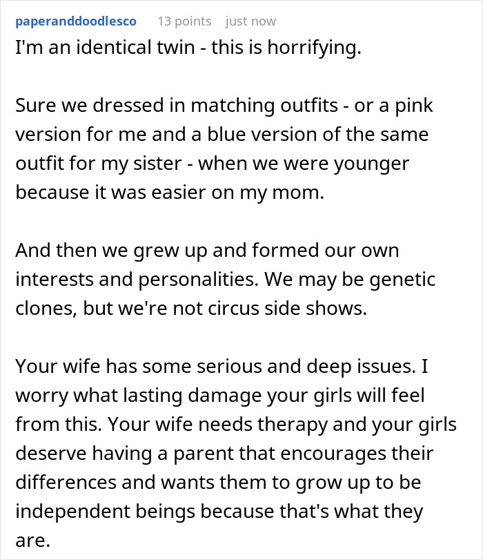 Twins-Obsessive Mom Insists They Always Match, Dad Mortified When She Scolds One For Being &ldquo;Too Tan&rdquo;