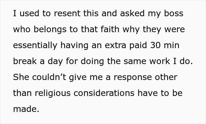 Atheist Sees Injustice As Colleagues Get Paid Prayer Breaks, Demands Meditation Break As Well Atheist Sees Injustice As Colleagues Get Paid Prayer Breaks, Demands Meditation Break As Well
