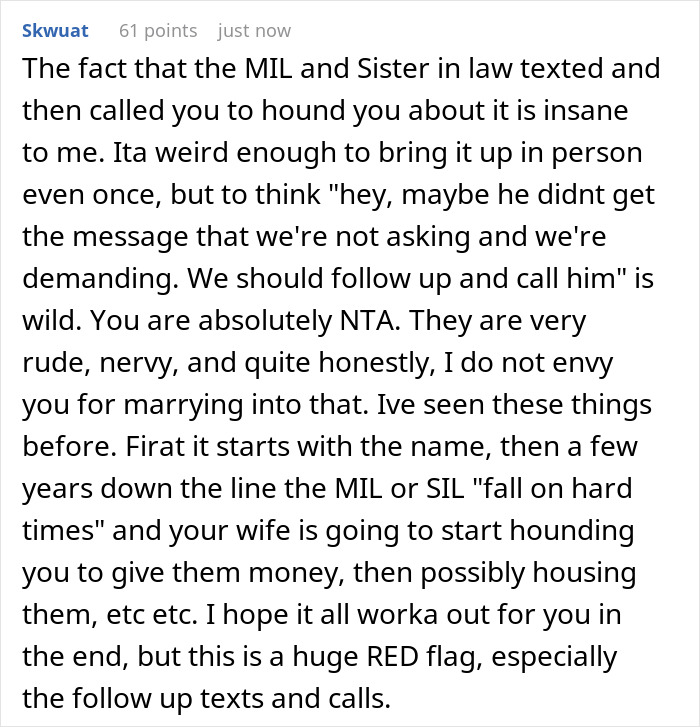 Spoiled Aunt Wants Niece To Be Named After Her, Raises Hell After BIL Says No Way And Snubs Her